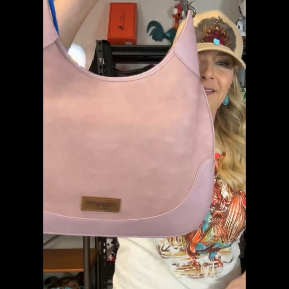 Wrangler Dusty Mauve Hobo Bag - Picture 13 of 13
